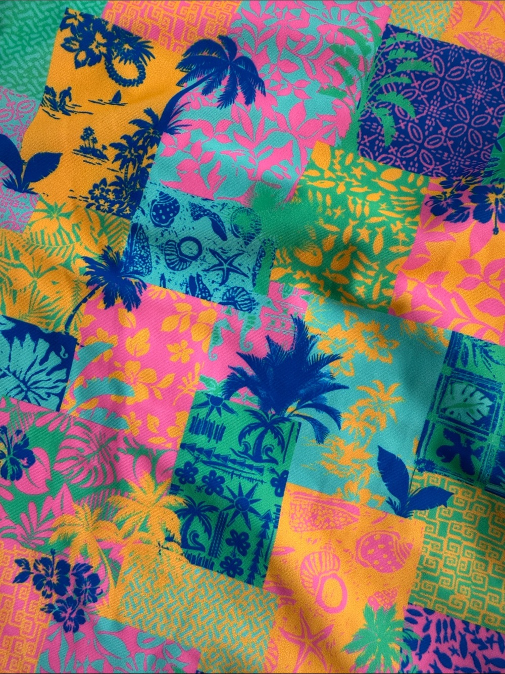 Multicolor Tropical One-Piece Swimsuit b2 - Picture 4 of 5